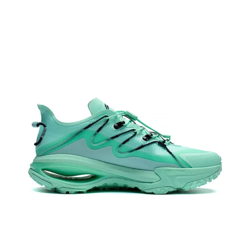 LiNing Yijie Durable Breathable Low Top Running Shoes Men's Aqua Green-1