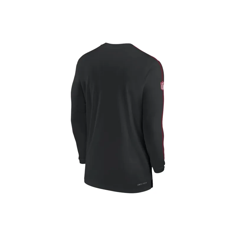 Nike Atlanta Falcons Sideline Coach Men's Nike Dri FIT Nfl Long Sleeve Top-1