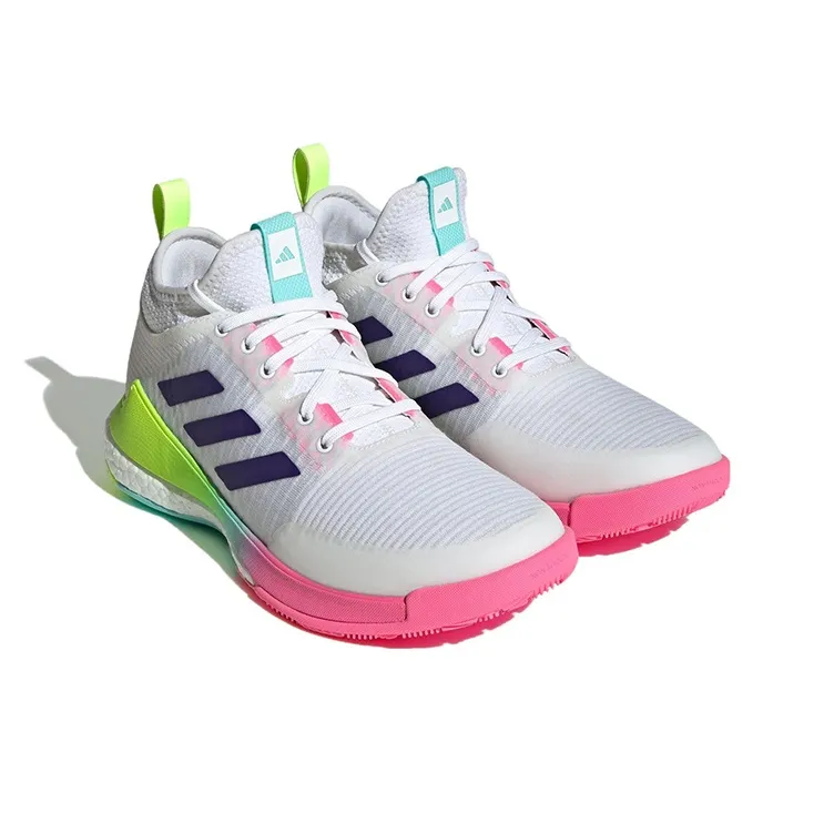 Adidas Crazyflight Mid White Purple Aqua Women's-2