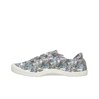 Skechers BEACH BINGO -Under Slip-Resistant Low-Top Skateboard Shoes Women's Gray