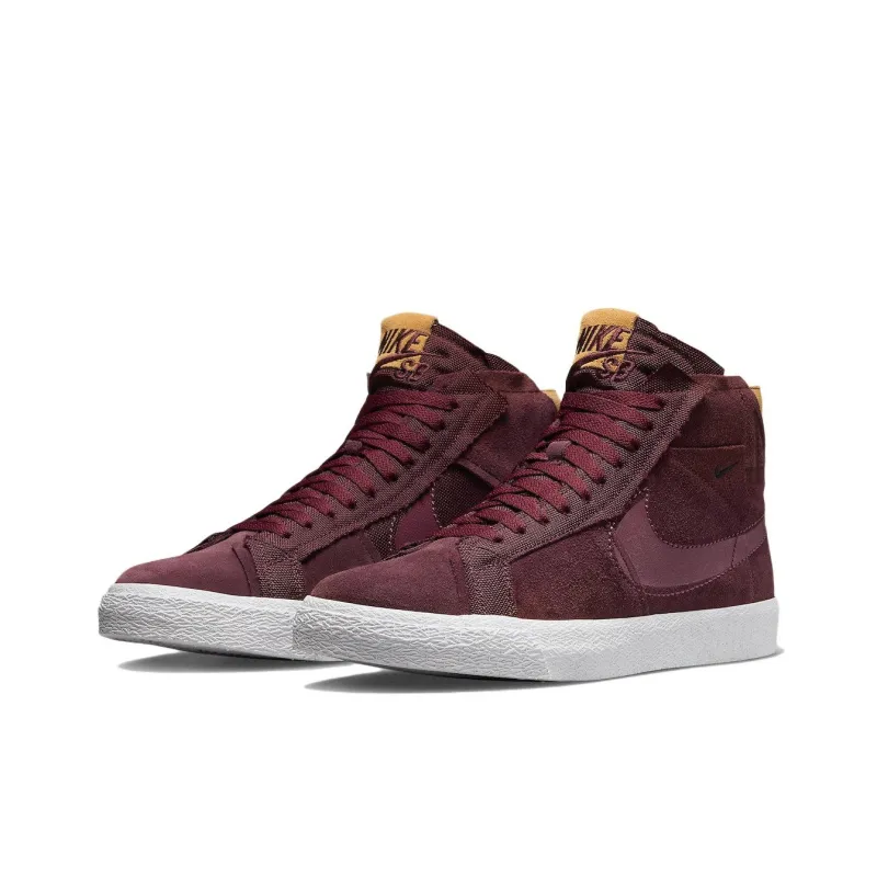 Nike Zoom Blazer Mid Premium Sb 'Maroon Patchwork'-2