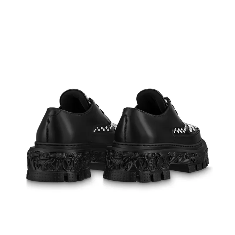 LOUIS VUITTON Derby Lv Baroque Shoes 'Black'-2