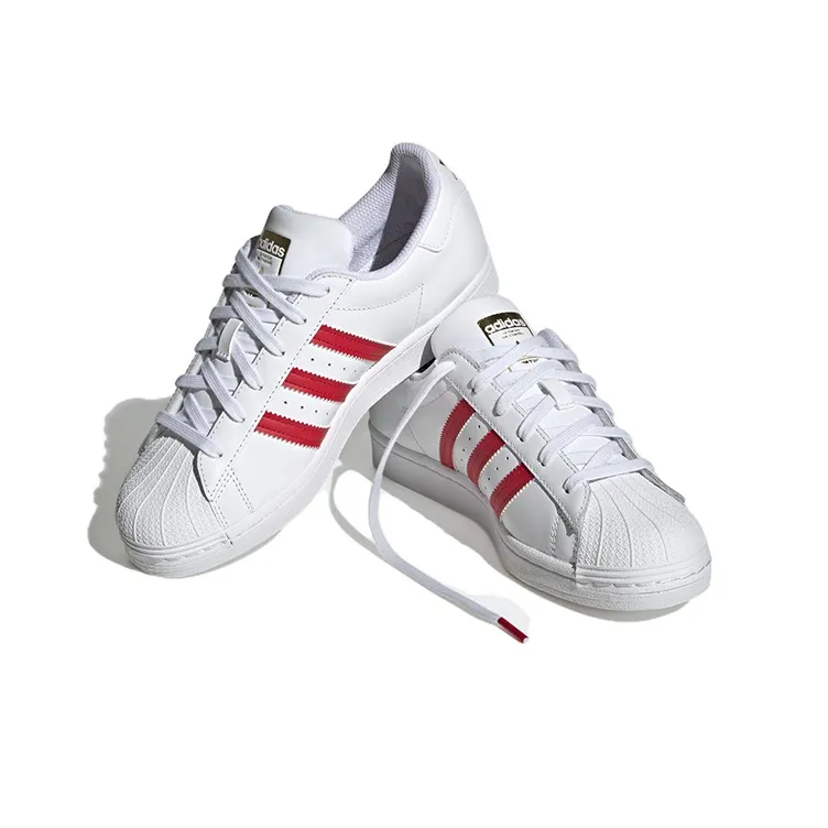 Adidas Superstar White Better Scarlet Gold Women's-2