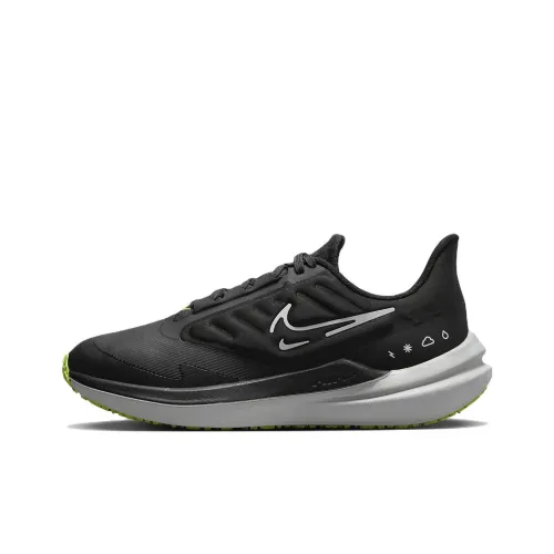 Nike Zoom Winflo 9 Running Shoes Women's Low-Top Black/Dark Smoke Gray/Volt/White