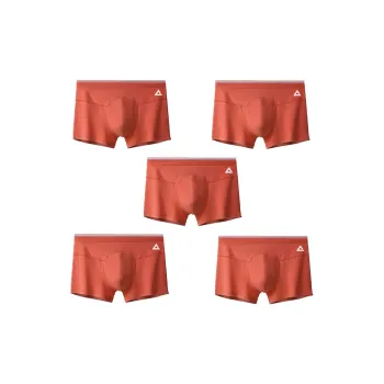 PEAK Underpants Men's 5 Pack Spicy Orange