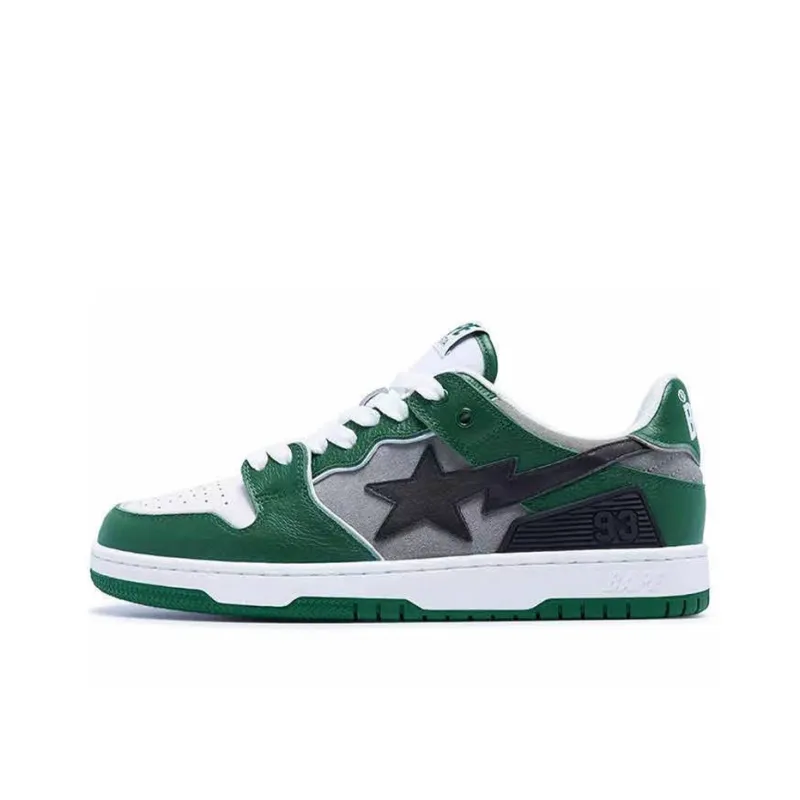 A BATHING APE® SK8 STA #1 M2 "Green" Sneakers-0