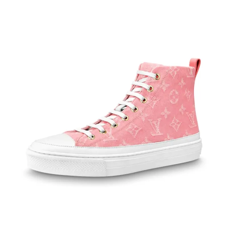 LOUIS VUITTON Stellar Stylish Skateboarding Shoes Women's Pink-0