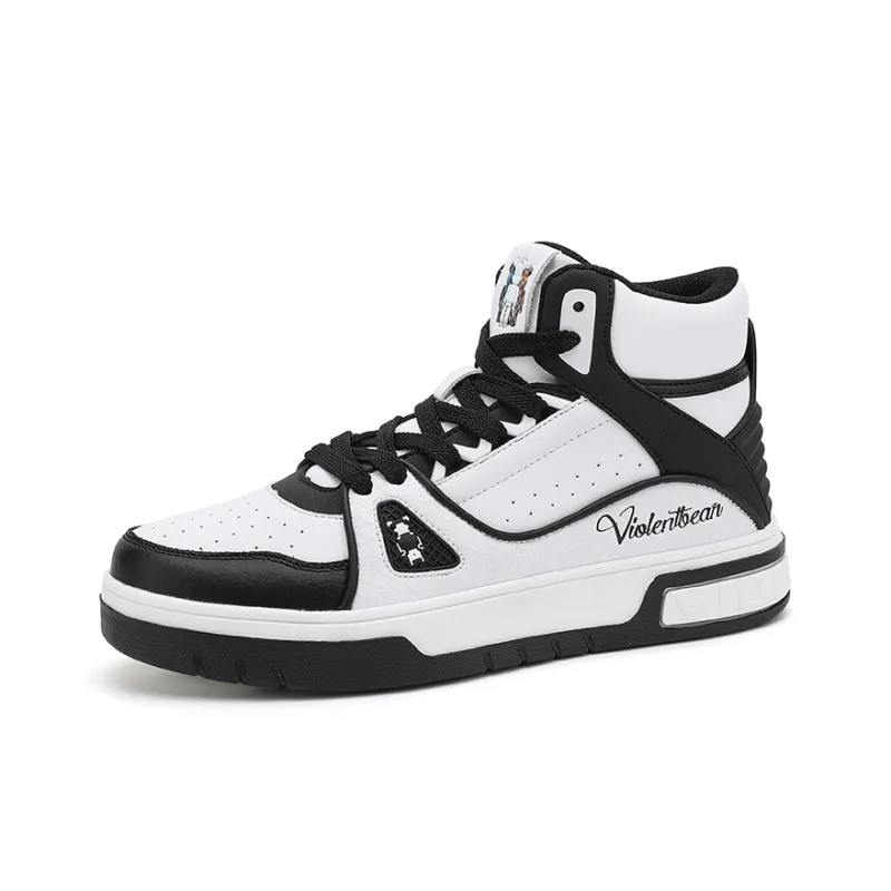 Violentbear Slip-Resistant High-Top Skateboard Shoes Unisex-9