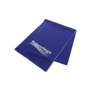 Balenciaga Knit Scarves Men's Blue