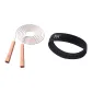 [Jump Rope Headband Sports Suit]Malt Orange+Black