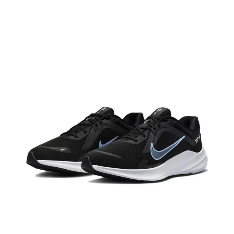 Nike Quest 5 Black White Cobalt Bliss-2