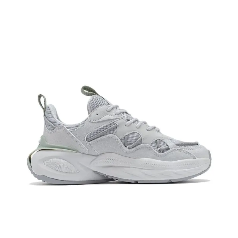 PEAK State Pole Cushioning Anti Slip And Wear Resistant Low Top Sports Casual Shoes Women's Ice Gray-1
