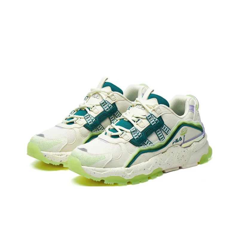 FILA Disruptor Low Sneakers 'White Green' Women's-1