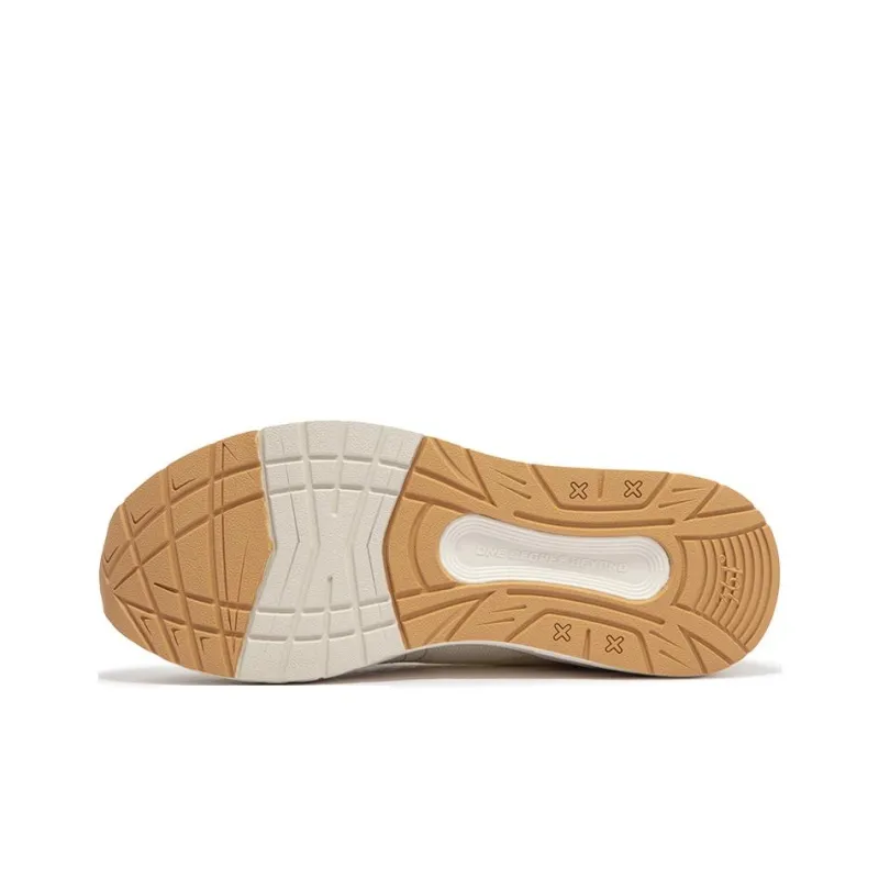 361° Wear Resistant Low Top Casual Shoes Women's Beige-4