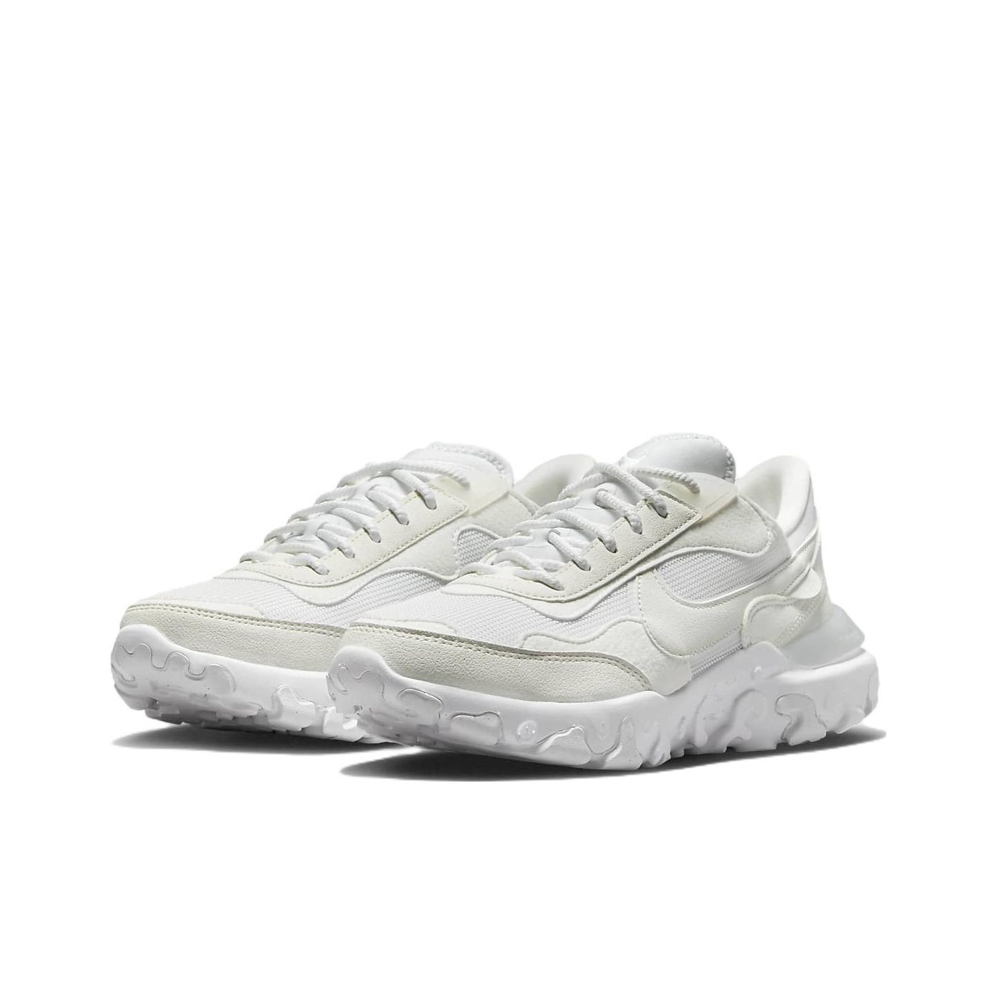 スニーカー [NIKE] (W) React Revision White Nike Women's React Revision Shoes 'Summit White' (DQ5188-112