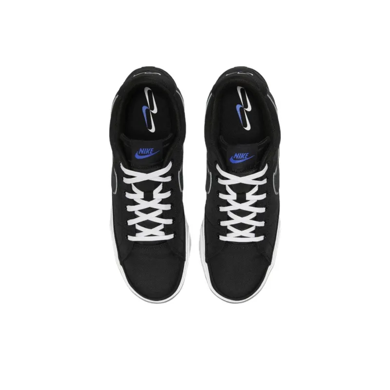 Nike Court Legacy 'Black White'-3