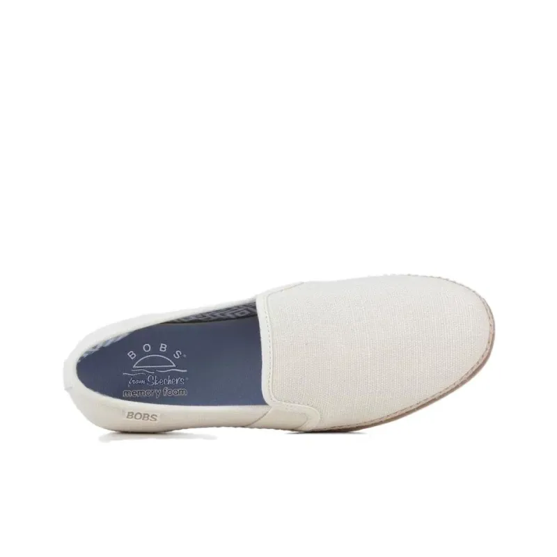 Skechers Bob's Anti Slip Wear Resistant Low Top Casual Shoes Women's Beige-2