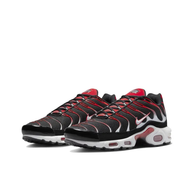 Nike Air Max Plus Black White University Red-2