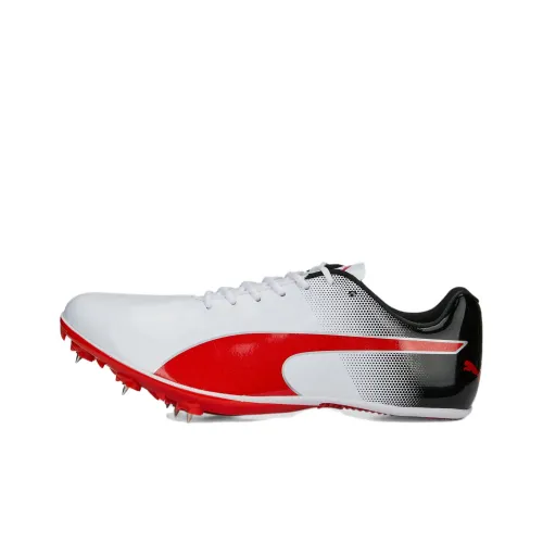 PUMA Evospeed Sprint 14 Running Shoes Unisex Low-Top White/Black/Red