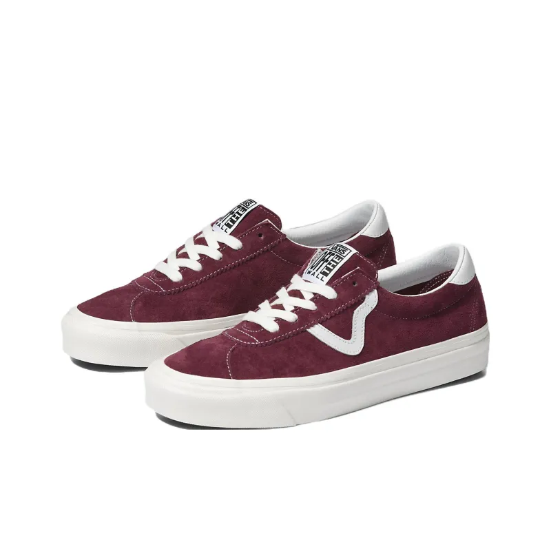 Vans Style 73 Dx 'Pig Suede Burgundy White'-2