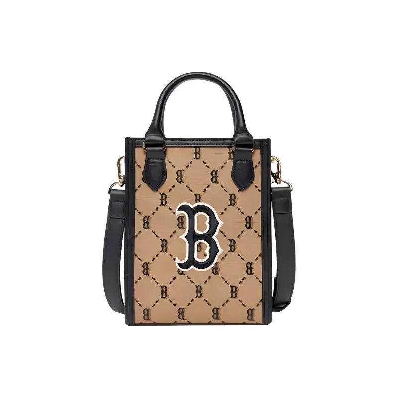 MLB Polyester Tote Bag, Shopping Bag, Handbag, Shoulder Bag, Crossbody Bag Mini Women's Khaki-0
