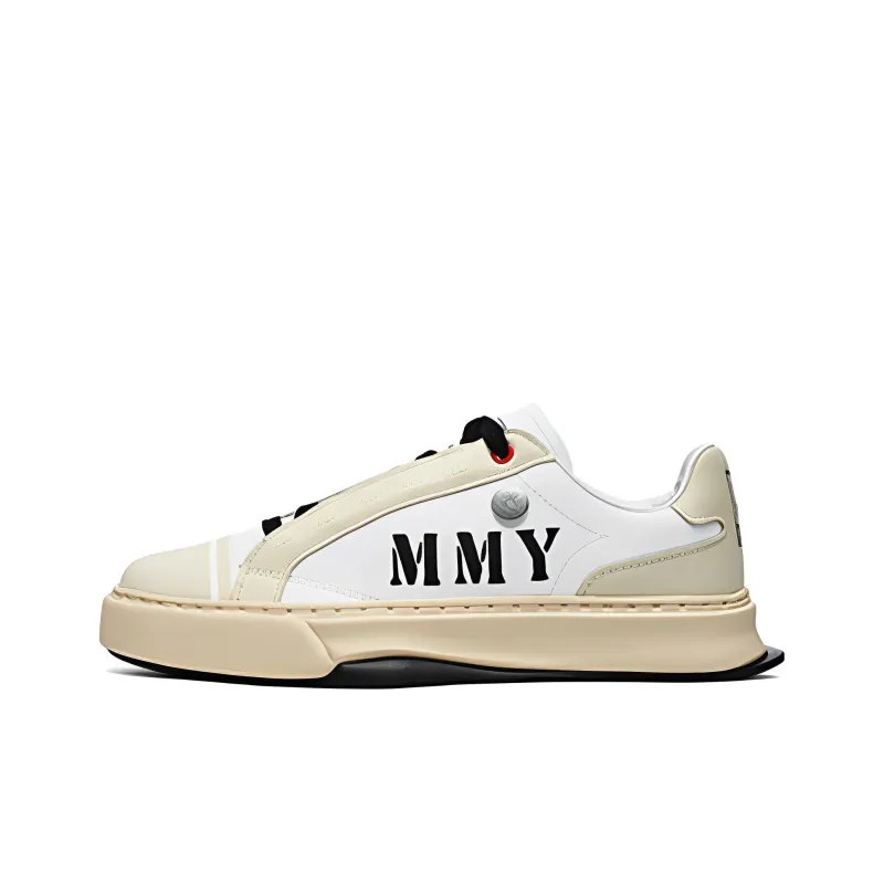 MIHARA YASUHIRO x FILA FM-4 Anti-Slip Wear-Resistant Low-Top Skateboard Shoes Men's FILA White-0