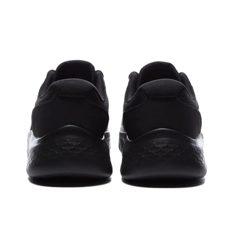 Skechers Go Walk Fle Abrasion Resistant Breathable Low Top Casual Running Shoes Men's Black-3