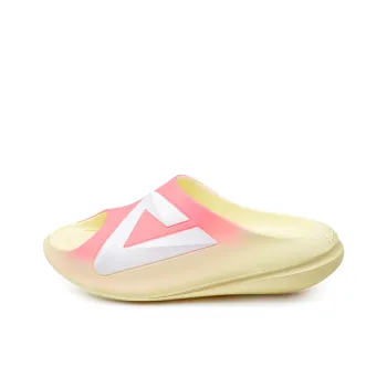 PEAK EVA Slip Resistant Abrasion Resistant Slide Slippers Men's Pink Yellow