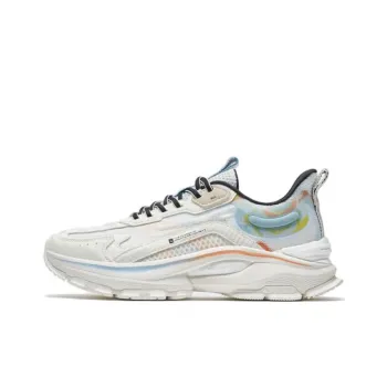 XTEP Shanhai Collection Dizi Chinese Flute Anti Slip Wear Resistant Low Top Sports Casual Shoes Men's White Blue Orange