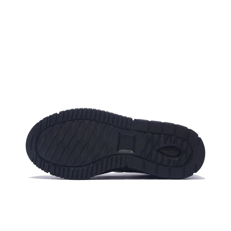 SMFK x LiNing Wave Platform Low Top Skateboard Shoes Women's Black-3