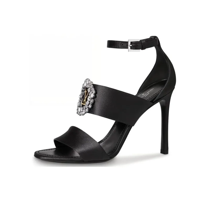 LOUIS VUITTON Madeleine Sandals 'Black' Women's-0