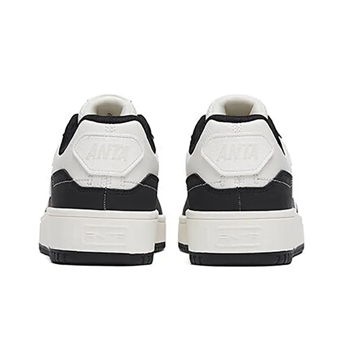 Anta 982GZ Low Top Skateboard Shoes Men's White Black-4