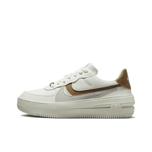 Nike Air Force 1 Skateboard Shoes Women's Low-Top Gray White