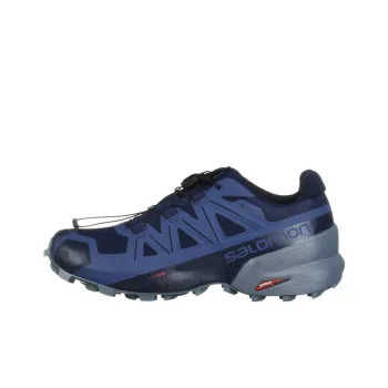 SALOMON CROSS Non slip And Sweat wicking Low Top Outdoor Shoes Unisex Dark Blue