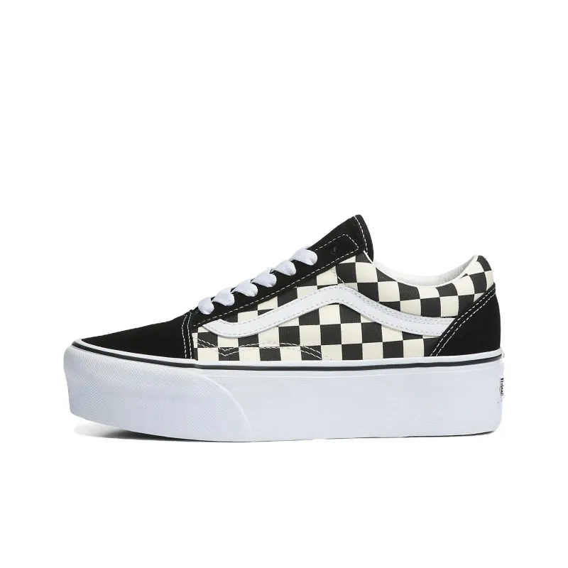 Vans Old Skool Stackform Checkerboard 'Black White'-0