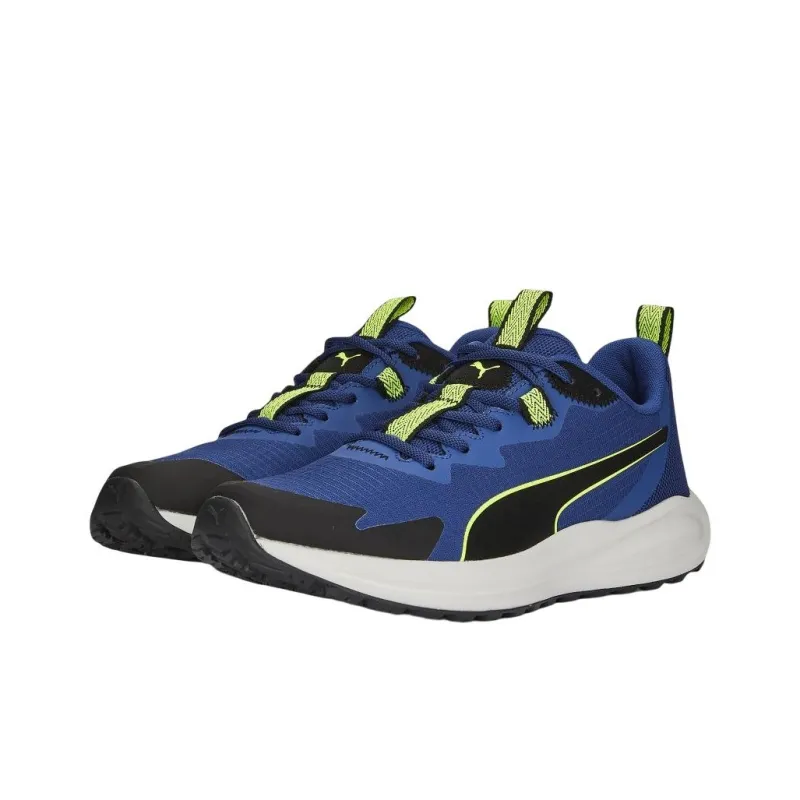 PUMA Twitch Runner Trail 'Blazing Blue Lime Squeeze'-2