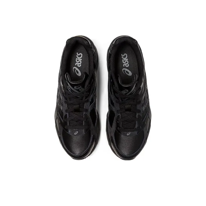 Asics Gel 1130 Leather Black Dark Grey-4