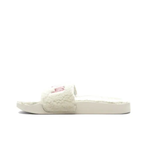 PUMA Leadcat Abrasion-Resistant Slide Slippers Women's White