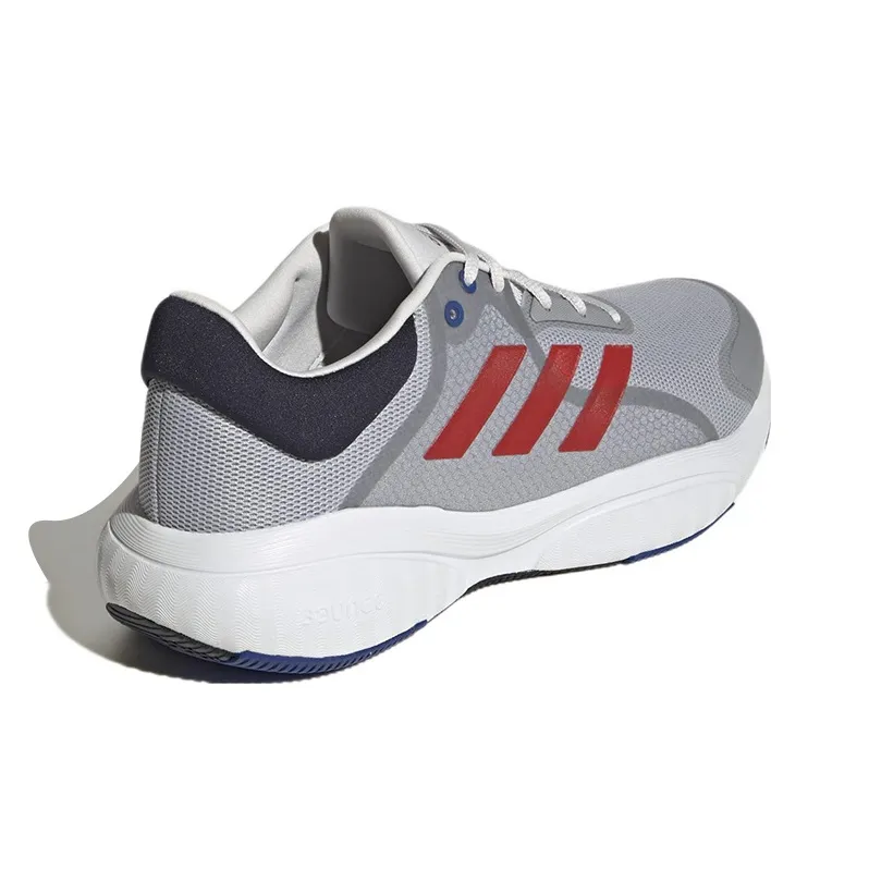 Adidas Response Lightweight And Wear-resistant Low-Top Running Shoes Gray Red-3