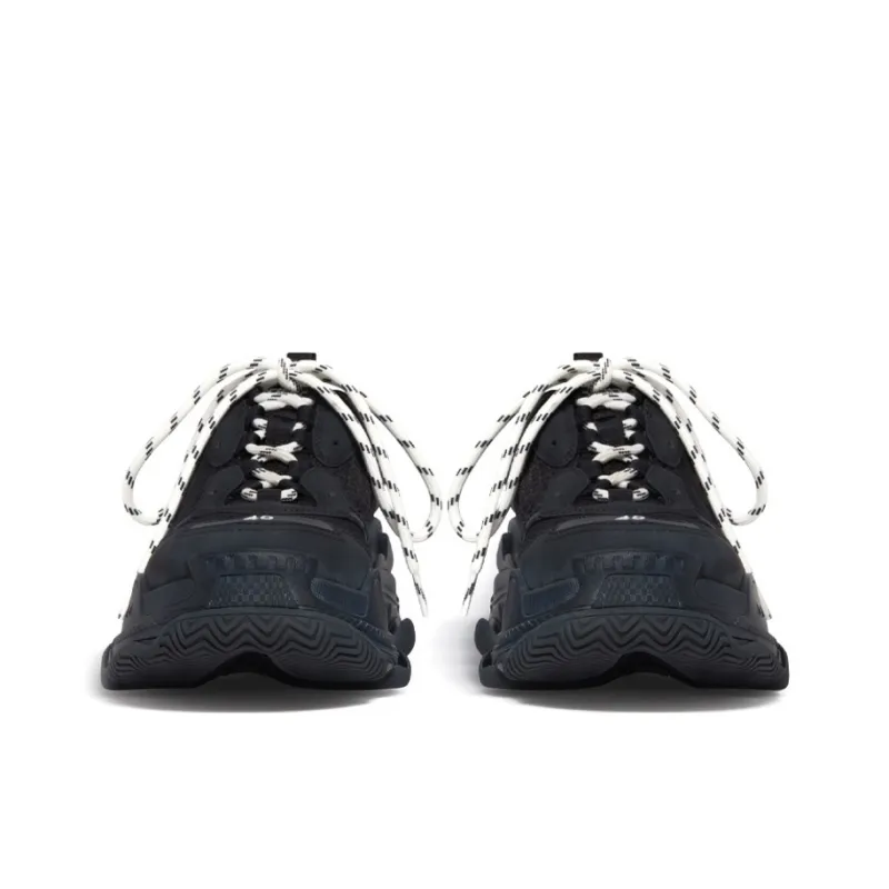 Balenciaga Triple S Stylish Sandal Women's Black-4