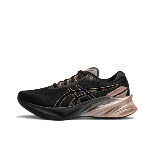 Asics Women's Novablast 3 Platinum 'Black Rose Gold'