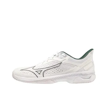 Mizuno Wave Exceed Tour 5 Cushioning Low Top Tennis Shoes Men's White
