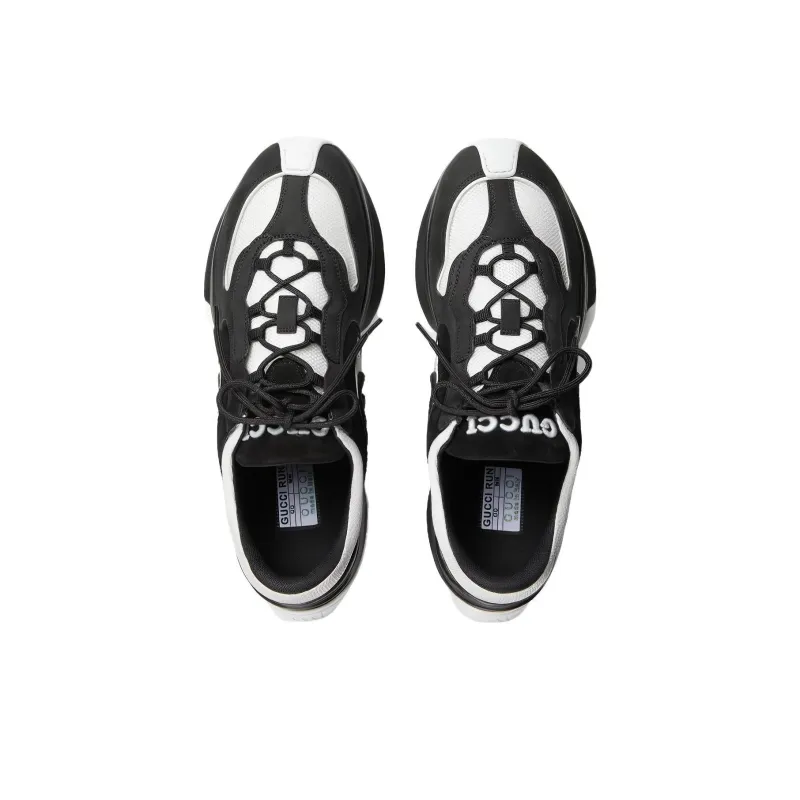 GUCCI Run Sneaker 'Black Suede'-3