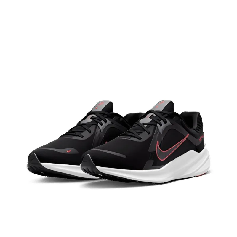 Nike Quest 5 Black Smoke Grey University Red-2