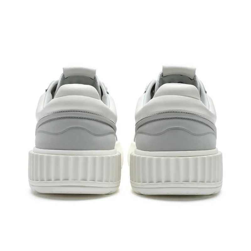 FILA Low-Top Skateboard Shoes Men's Twilight Gray/Snow-2