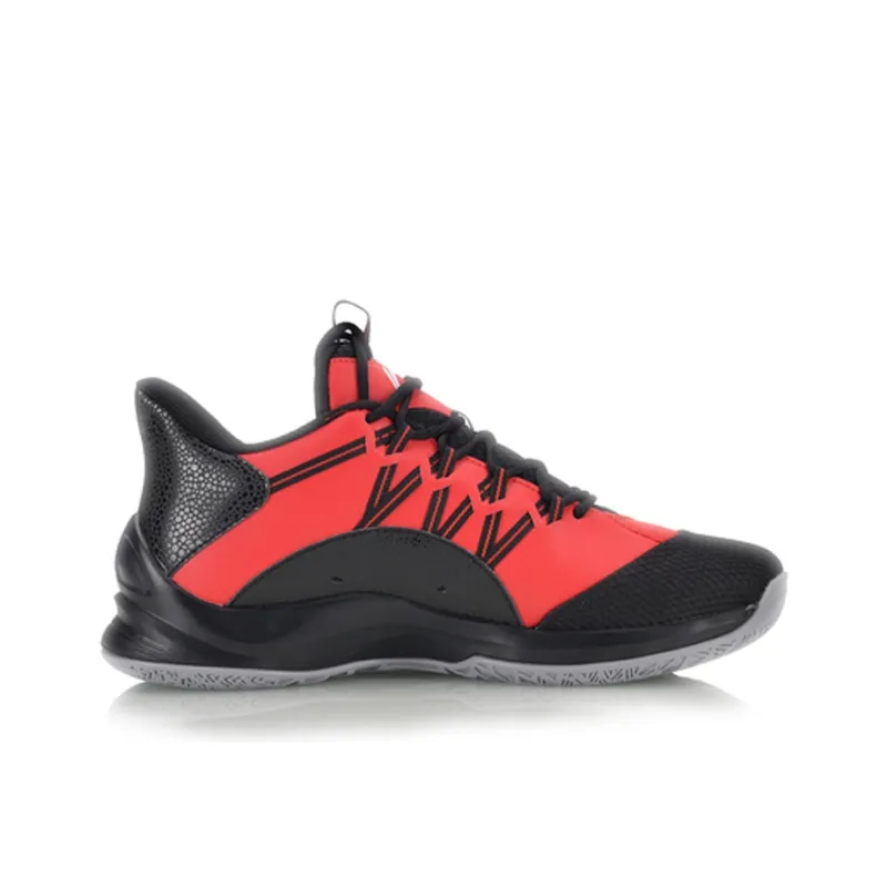 LiNing Star Speed Cushioning Rebound Low Top Basketball Shoes Men's Vermilion-1