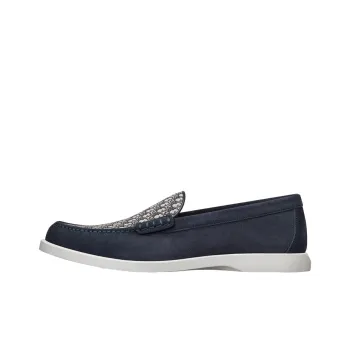 DIOR Granville Loafer Navy Blue Suede