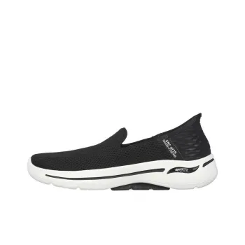 Skechers Go Walk Arch Fit Hands Free Slip Ins Durable Breathable Low Top Casual Shoes Women's Black