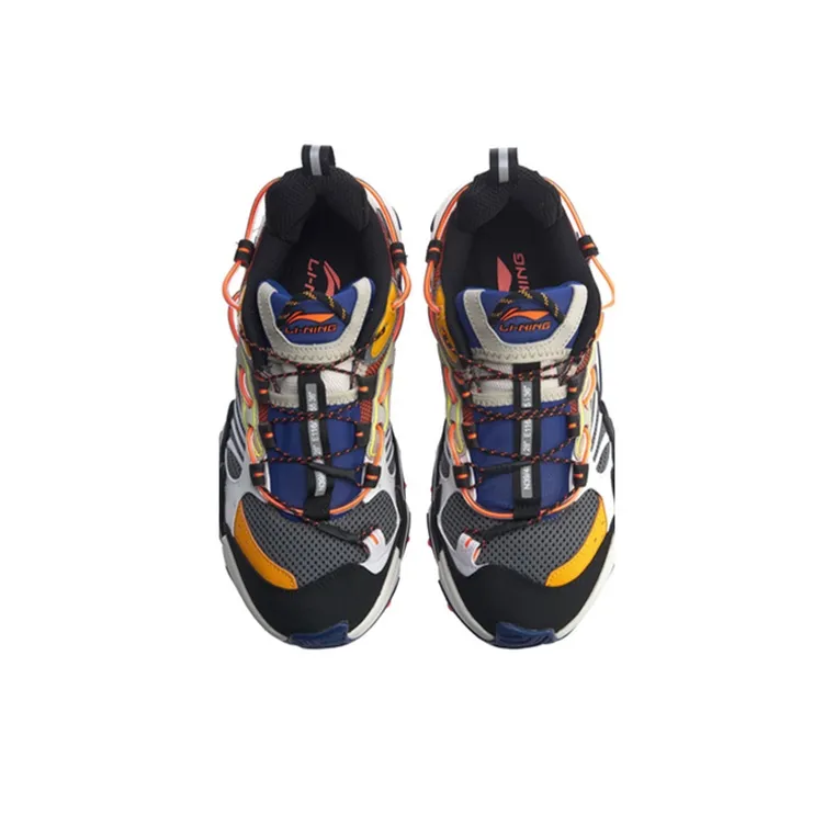 LiNing X-Claw Cat Paw Cushioning Anti-Slip And Wear-Resistant Low-Top Sports Casual Shoes Men's Iron Asphalt Gray-3