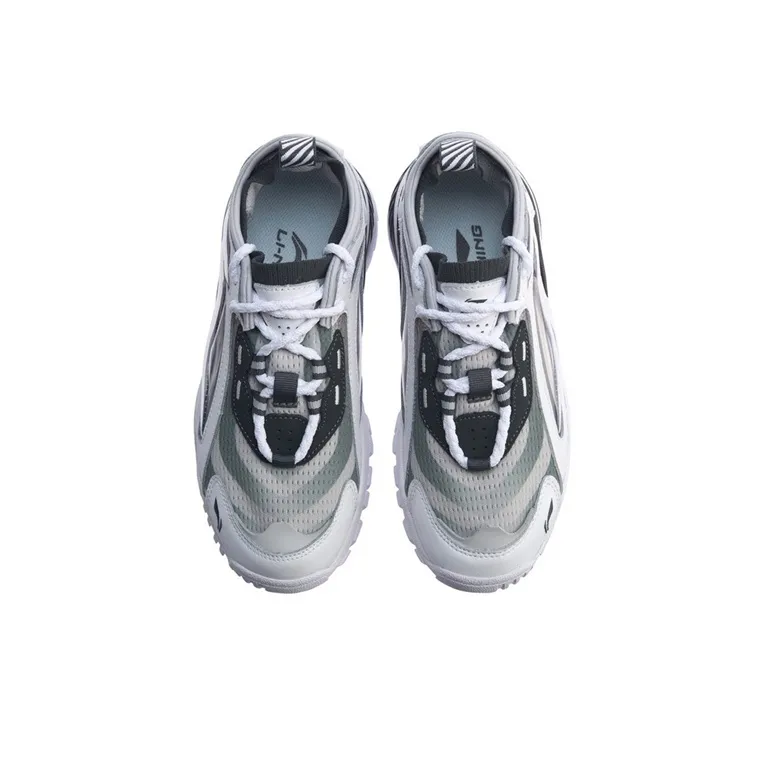 LINING Aurora Skywalk Casual Shoes Women's Low Top White Gray-4
